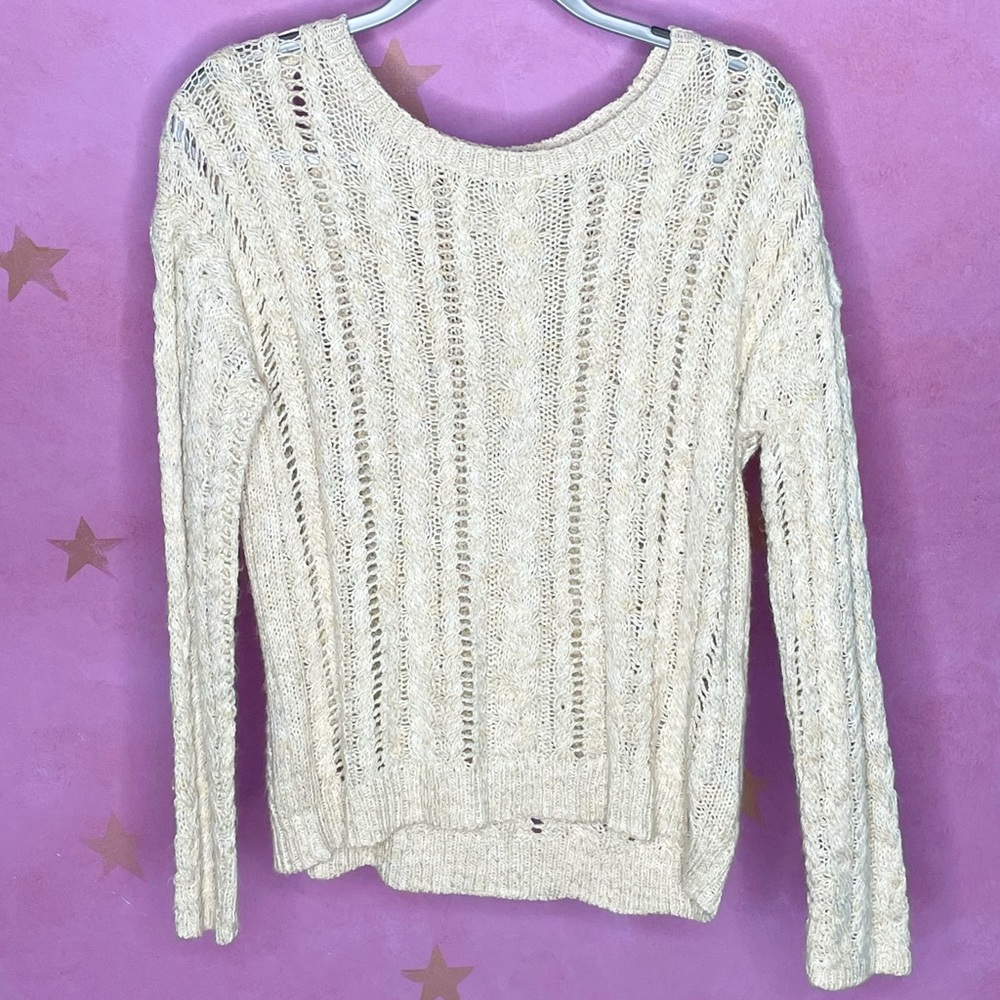 Denim & Supply Ralph Lauren Cable Knit Sweater Large